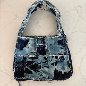 Hand-made Denim Patchwork Purse
